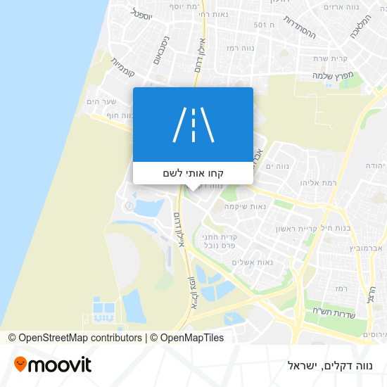 מפת נווה דקלים