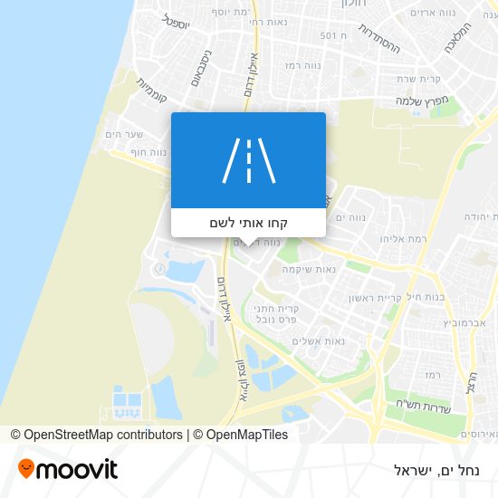 מפת נחל ים