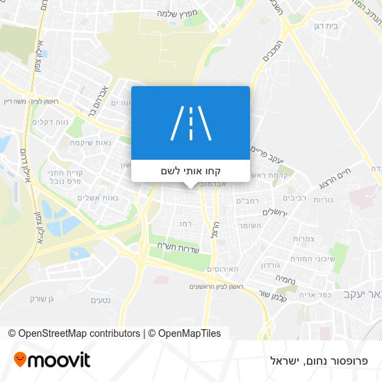 מפת פרופסור נחום
