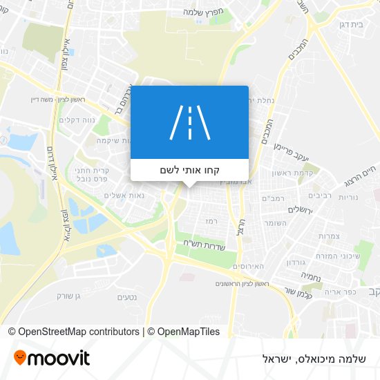 מפת שלמה מיכואלס