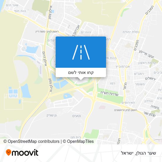 מפת שער הגולן