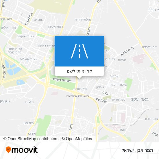 מפת תמר אבן