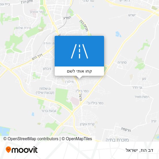מפת דב הוז