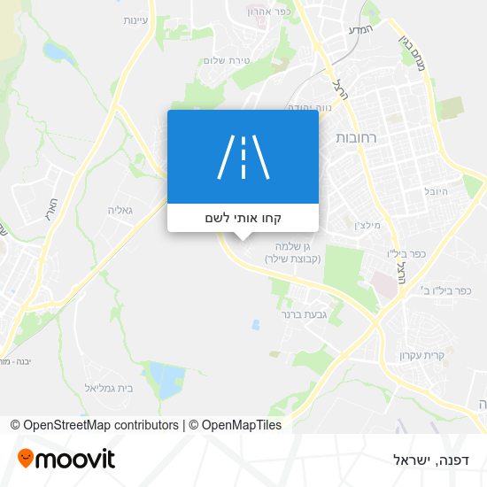 מפת דפנה