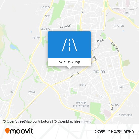 מפת האלוף יעקב פרי