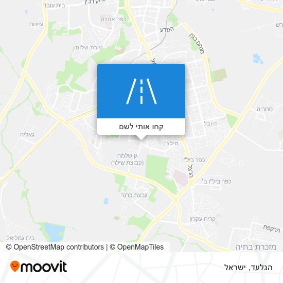 מפת הגלעד