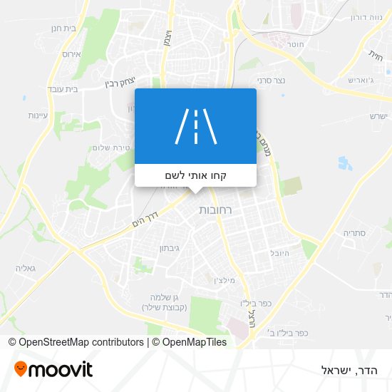 מפת הדר