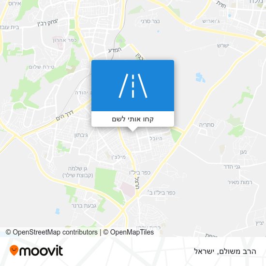 מפת הרב משולם