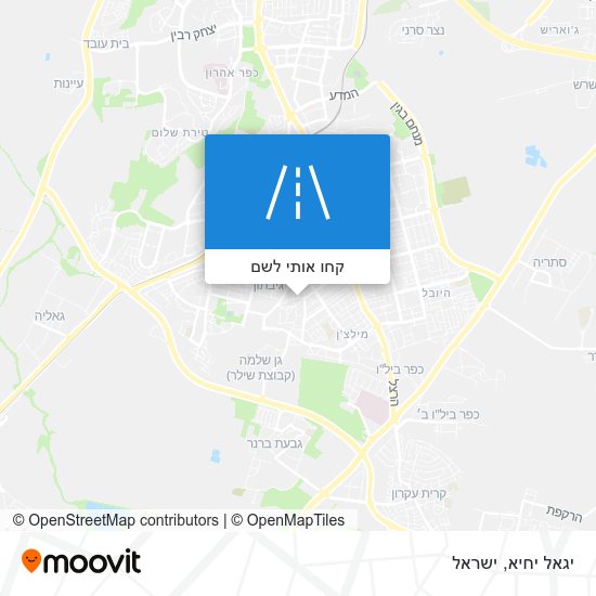 מפת יגאל יחיא