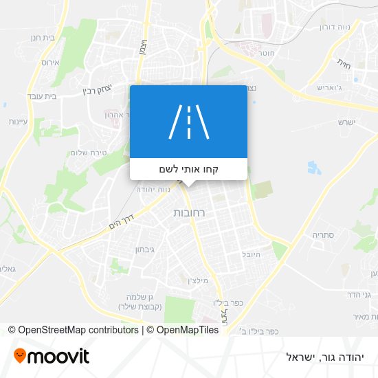 מפת יהודה גור