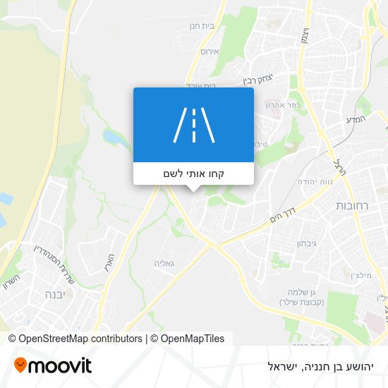מפת יהושע בן חנניה