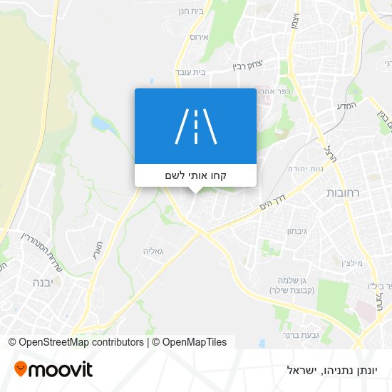 מפת יונתן נתניהו