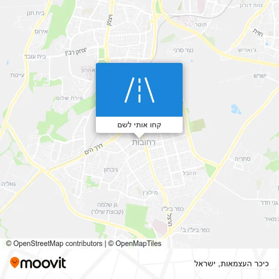 מפת כיכר העצמאות