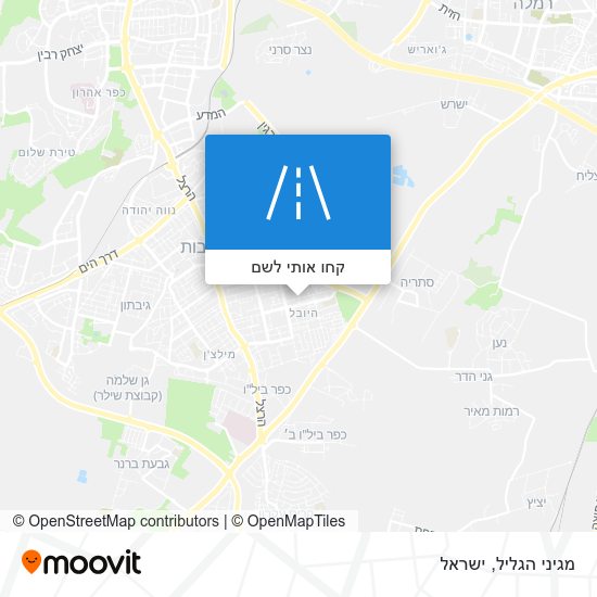 מפת מגיני הגליל