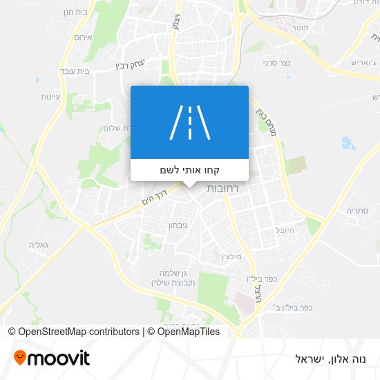 מפת נוה אלון