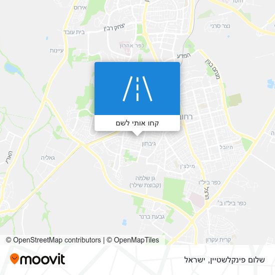 מפת שלום פינקלשטיין
