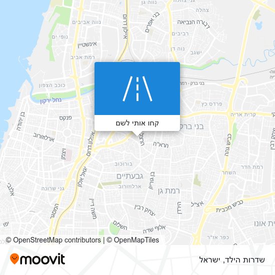 מפת שדרות הילד