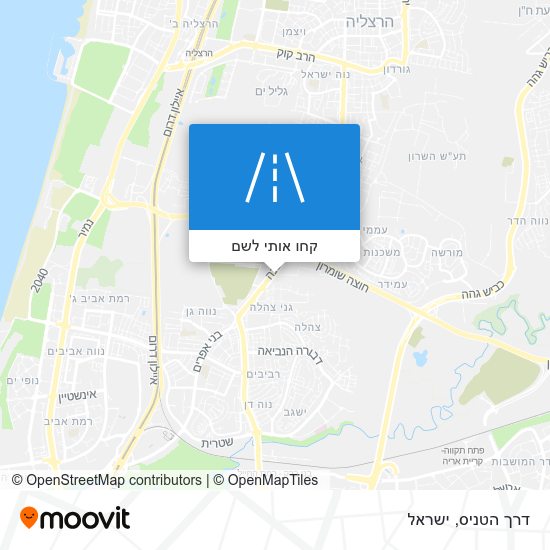 מפת דרך הטניס