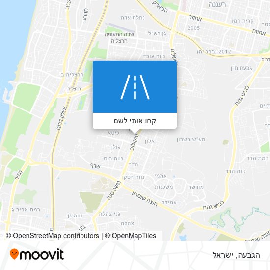מפת הגבעה