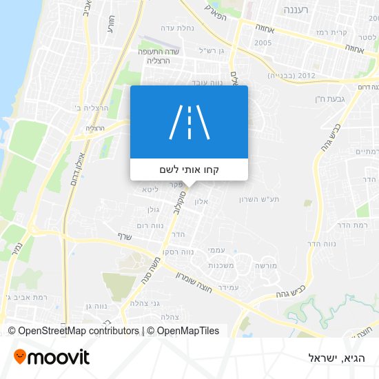 מפת הגיא