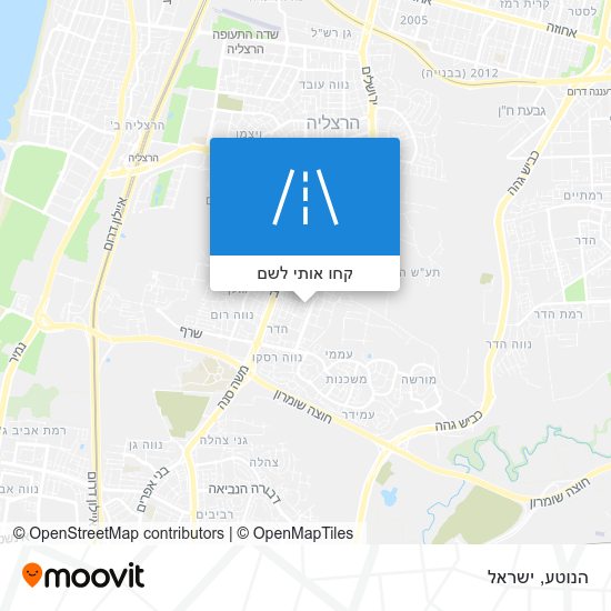 מפת הנוטע