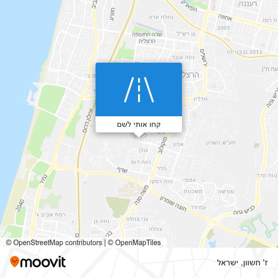 מפת ז' חשוון