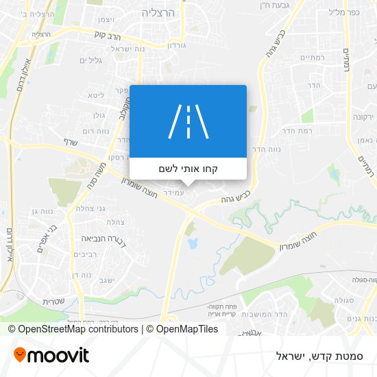 מפת סמטת קדש
