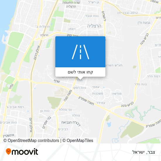 מפת צבר