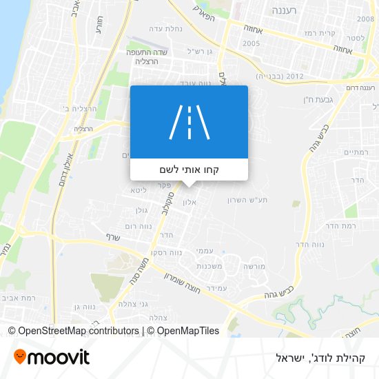 מפת קהילת לודג'