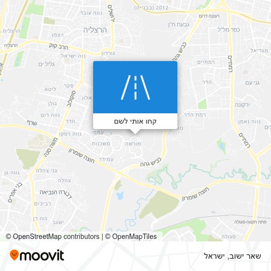 מפת שאר ישוב