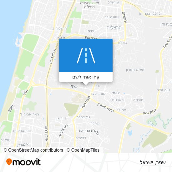 מפת שניר