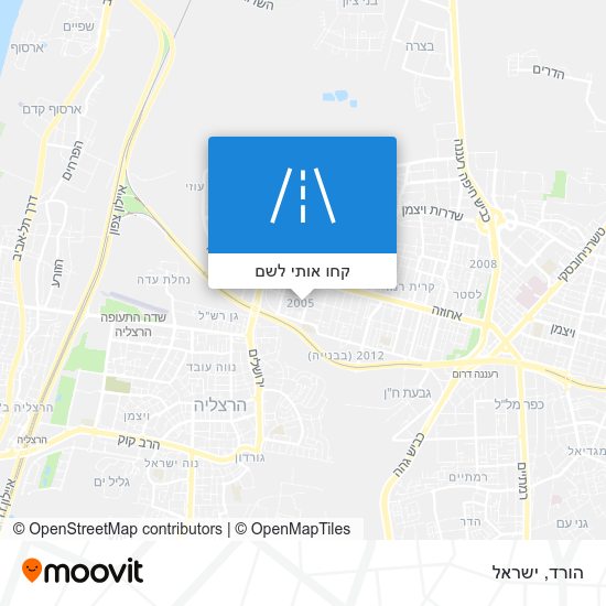מפת הורד