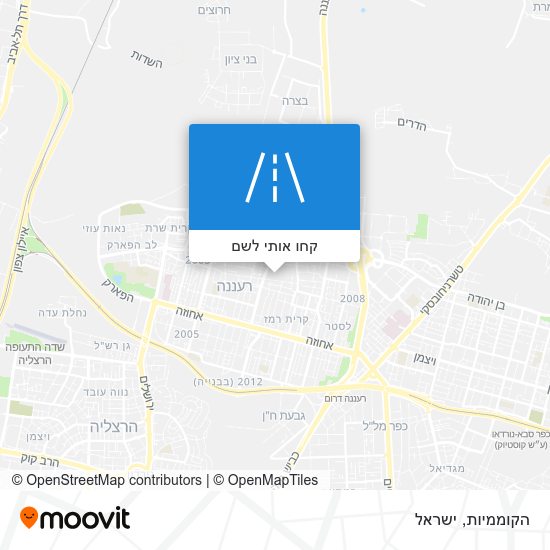מפת הקוממיות