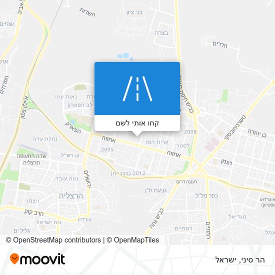 מפת הר סיני