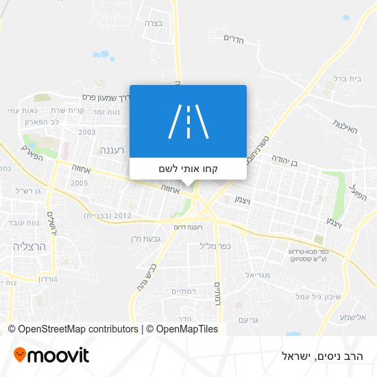 מפת הרב ניסים