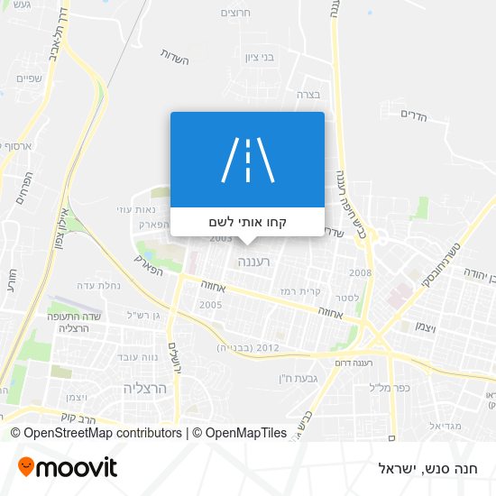מפת חנה סנש