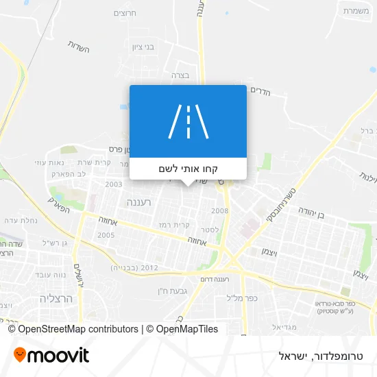 מפת טרומפלדור