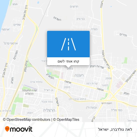 מפת לאה גולדברג