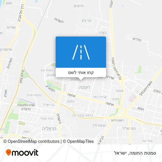 מפת סמטת החומה