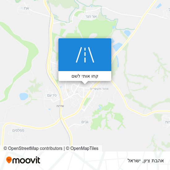 מפת אהבת ציון