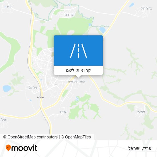 מפת פריז