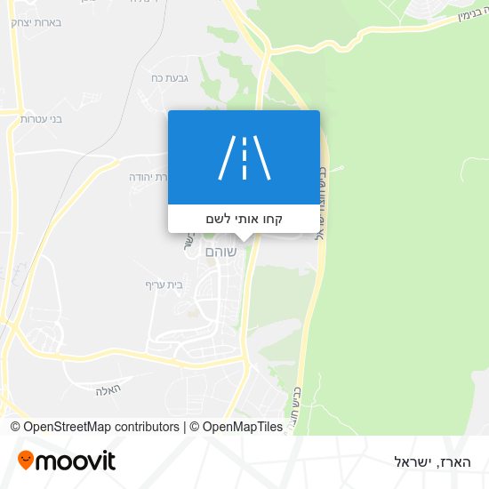 מפת הארז