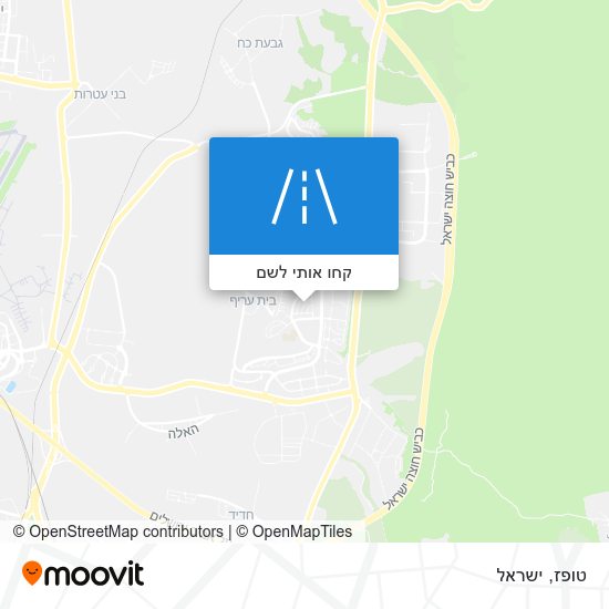 מפת טופז