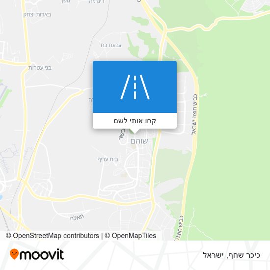 מפת כיכר שחף