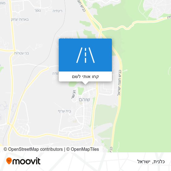 מפת כלנית