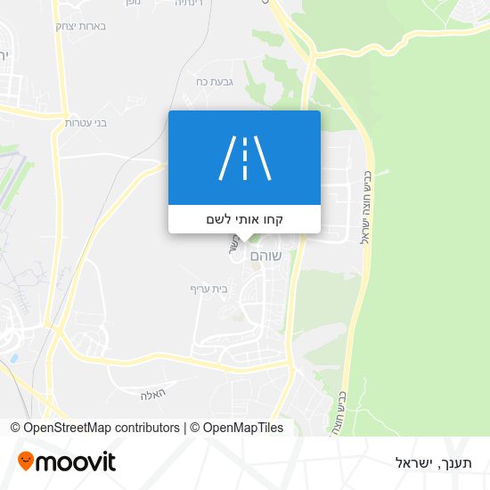 מפת תענך