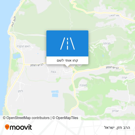 מפת הרב חזן