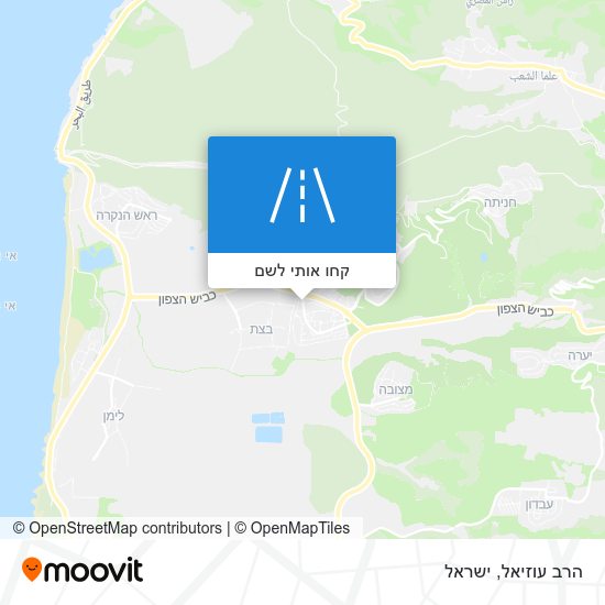 מפת הרב עוזיאל