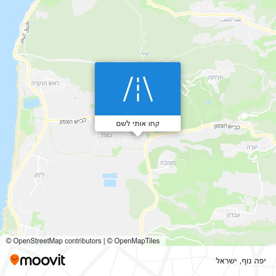 מפת יפה נוף