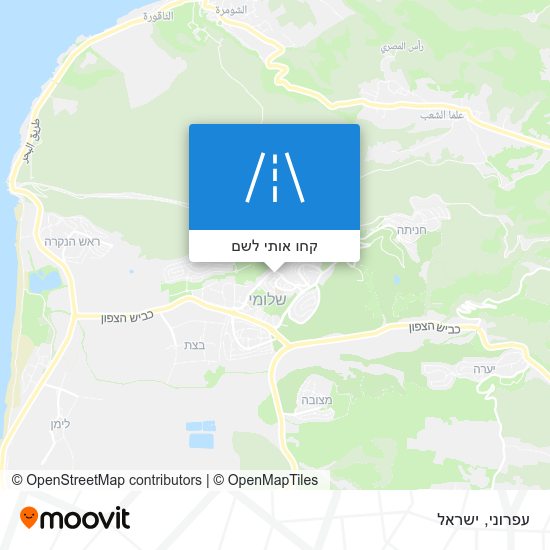 מפת עפרוני